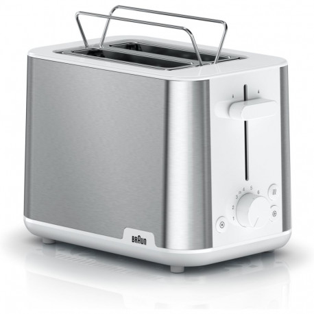 PurShine röster HT 1510 WH 2-viililine 900W, roostevaba teras/valge