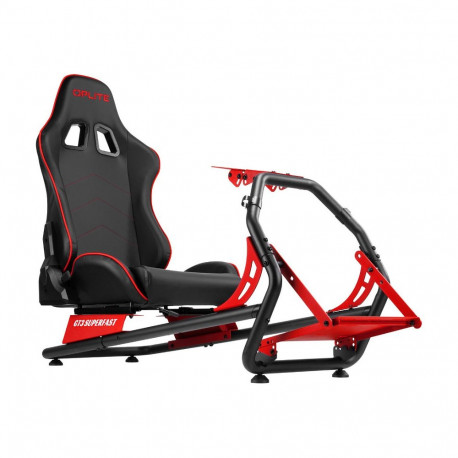 OPLite kokpit GT3 Superfast V2, must-punane