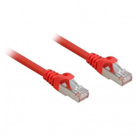 "Sharkoon Patchkabel RJ45 Cat.6a SFTP (rot, 10 Meter, LSOH (Halogenfrei))"