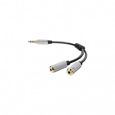 "Sharkoon Kabel Adapter 2x3,5 3 Pin > 1x 3,5mm 4 Pin"