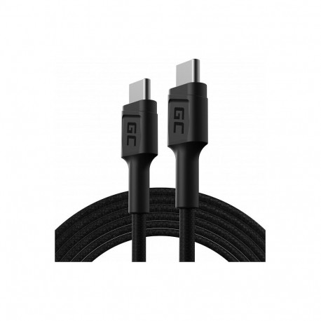 Green Cell USB-kaabel KABGC29 2m USB 2.0 USB-C, must