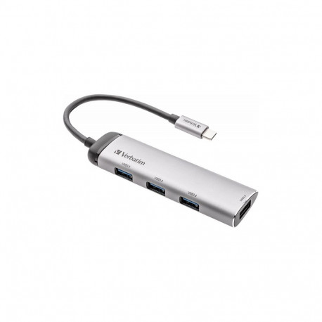 "USB-C Verbatim Multiport HUB 4-Port USB 3.2 GEN 1Type A"