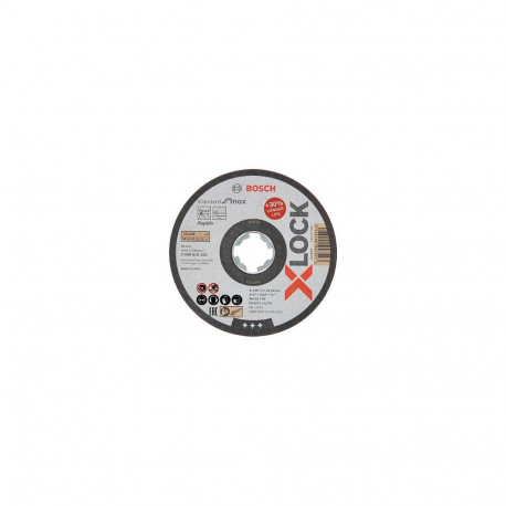 "Powertools PRO Stainless Steel and Metal X-LOCK Trennscheibe, 125mm (Bohrung 22,23mm, WA 60 T BF, g