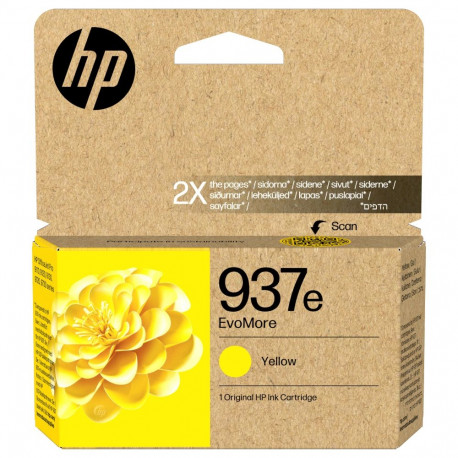 "HP 937e EvoMore Yellow Original Ink Cartridge Gelb 1650Seiten"