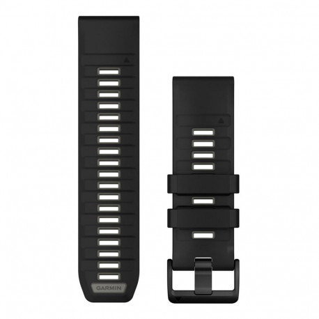 "Garmin Ersatzarmband QuickFit 26mm Silikon Schwarz/Kieselgrau"