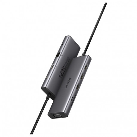 "UGREEN CM498 10-in-1 USB-C Hub 1x HDMI 1x Ethernet 1x USB-C PD"