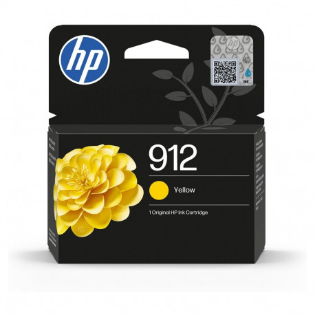 HP tindikassett 912 originaal 2,9ml 315Seiten, kollane