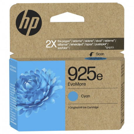"HP 925e EvoMore Cyan Original Ink Cartridge Cyan 800Seiten"