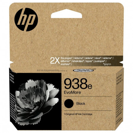 "HP 938e EvoMore Schwarz 53ml 2500Seiten"