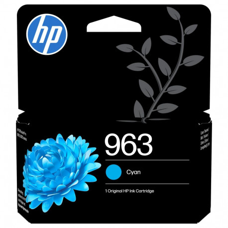 "HP 963 Cyan Original Ink Cartridge Cyan 10,74ml 700Seiten"