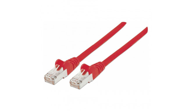 "Patchkabel Cat6a-Stecker/Cat7-Rohkabel 0,25m rot"