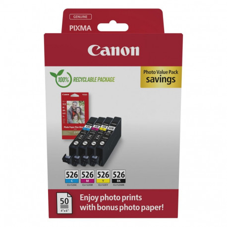 Canon 4540B019, must, tsüaan, magenta, kollane