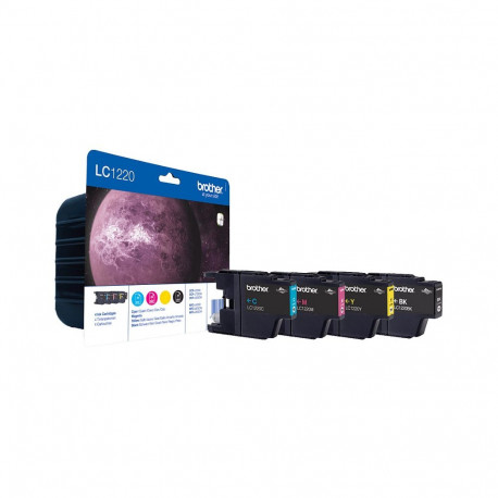 "Brother LC1220VALBP Schwarz, Cyan, Magenta, Gelb"