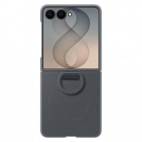 Samsung ümbris Galaxy Flip8 silikoonist magnetrõngaga, must
