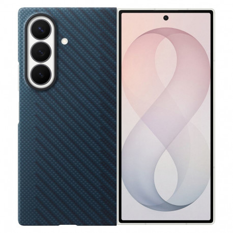 Samsung magnetümbris Galaxy Fold8 Ultra süsinikkiust, tumesinine