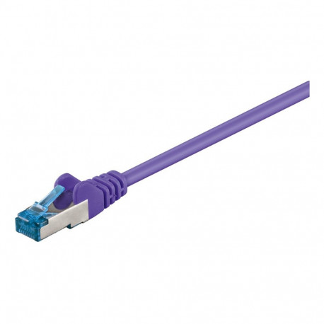 "Goobay 1m CAT 6A Patchkabel, S/FTP (PiMF), Violett"