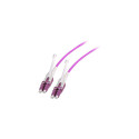 "Duplex Patchkabel Push/Pull LC-LC OM4 3m LSZH 3mm erikaviolett"