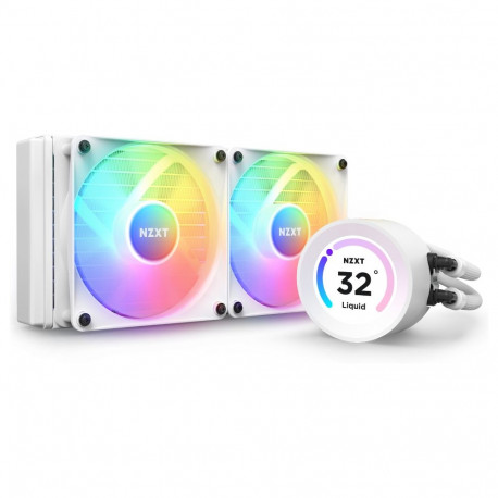 "K NZXT KRAKEN Elite 240 RGB Wakü Display White RL-KR24E-W1"