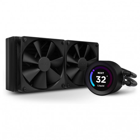 NZXT vedeliku jahuti KRAKEN Elite 240 RL-KN24E-B1 ekraaniga, must
