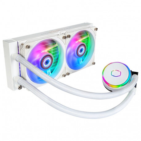 Cooler Master vedelikjahuti WAK MasterLiquid PL240 FLUX 1700 1200 20x, valge