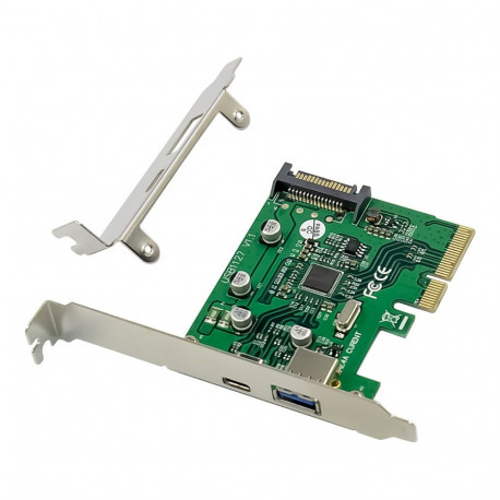 CONCEPTRONIC kaart 4xPCIe3.0 USB-C/-A3.2 Gen2 10Gbps