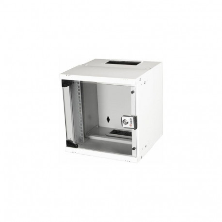 "Equip 10"" Wandgehäuse Glastür ECO 300x300mm 6U grau"