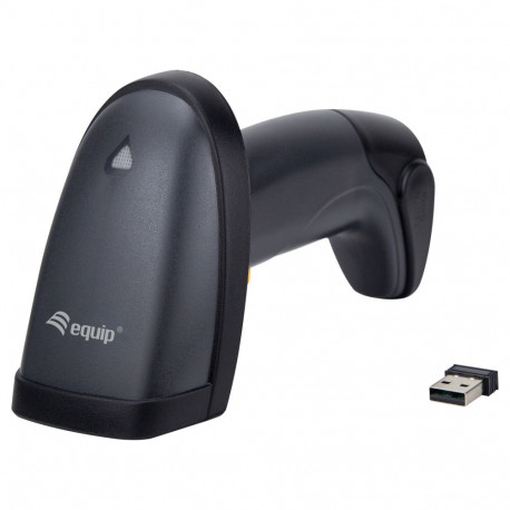 "Equip 2D-Barcodescanner Laser Wireless/2.4GHz+Halter schwarz"