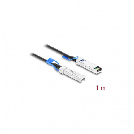 "Delock Twinax Kabel SFP28 Stecker zu SFP28 Stecker 25 Gbps 1 m"