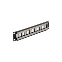 "DELOCK 10 Keystone Patchpanel 12 Port M"