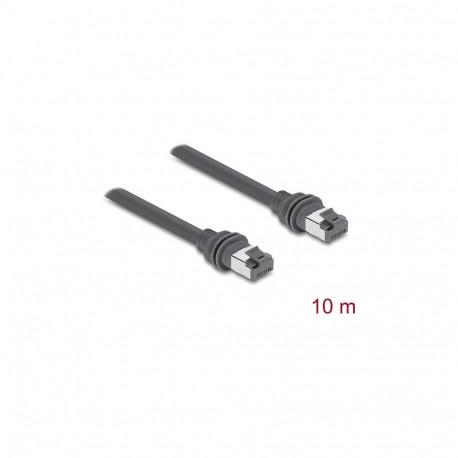 Delock RJ45 patchkaabel Cat.6 Starlink Gen3-ga ühilduv 10m, hall