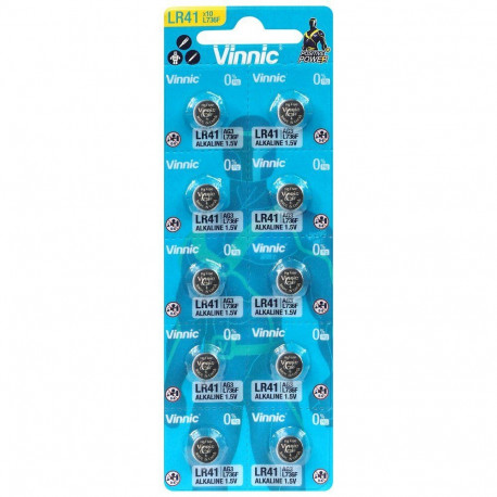 Battery - Vinnic G3 LR736 Button Cell, 10 Pcs