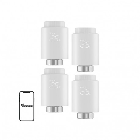 Smart Thermostatic Radiator Valve - Sonoff TRVZB Zigbee 4-Pack