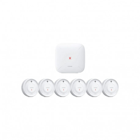Home Safety Device - X-SENSE XS0D-MR61 Smoke Detector Kit, 6 Photoelectric Sensors, Wi‑Fi Connectivi