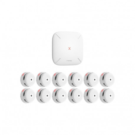 Home Safety Device - X-SENSE FS121 Smoke Detector Kit, 12 Pcs, Wireless, App Notifications