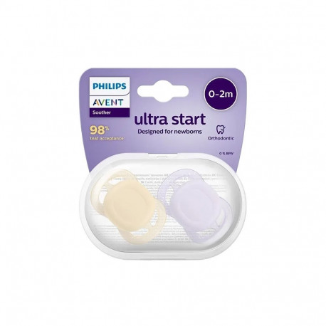 Philips Avent Ultra Start Pacifier 0-2 months 2 pcs