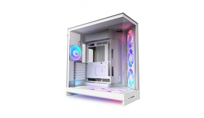 NZXT H9 Flow RGB+ Midi Tower White