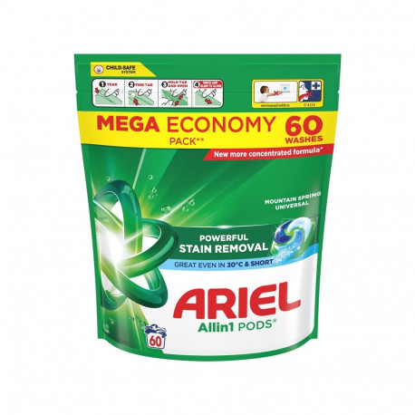 ARIEL pesukapslid mägiallikalõhnaga 60PCS