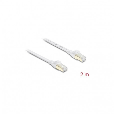 "DELOCK RJ45 Flachband Patchkabel Cat.8.1 U/FTP 40Gbps, 2m"