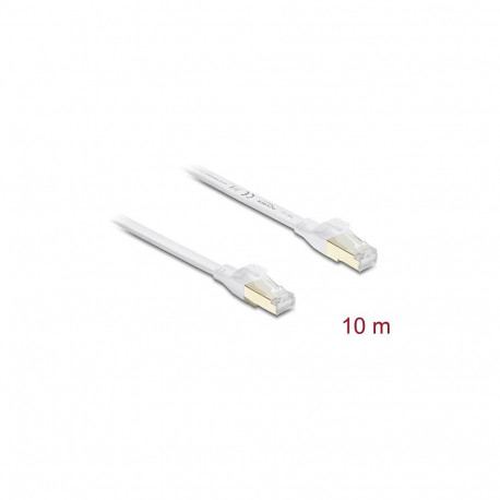 "DELOCK RJ45 Flachband Patchkabel Cat.8.1 U/FTP 40Gbps, 10m"