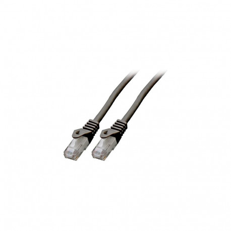 "EFB RJ45 Patchkabel Cat.6 U/UTP LSZH CCA schwarz 7,5m"