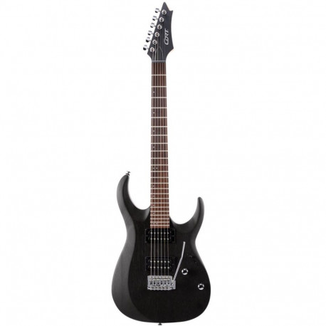 Electric Guitar - Cort X100 H-S-S Roasted Maple Open Pore Black