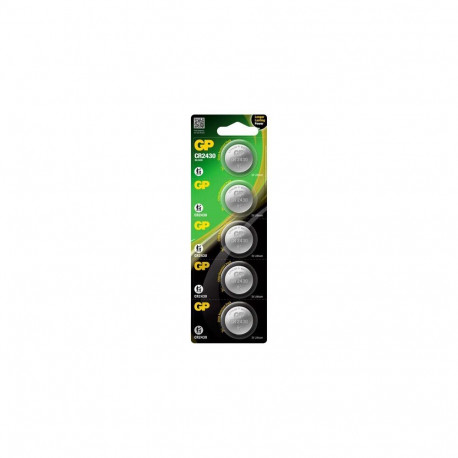 Battery - Energizer CR2430 3V 300mAh Lithium Button Cell, 5 Pcs