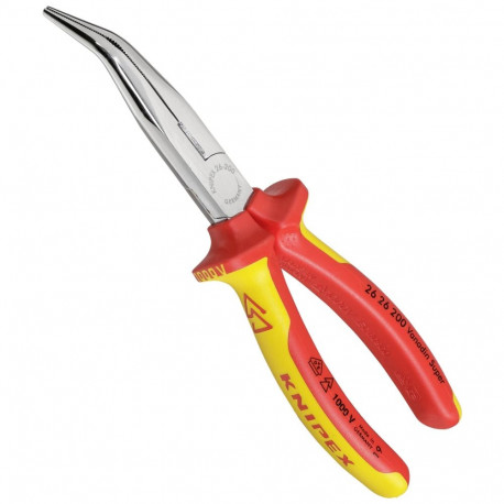 KNIPEX INSULATED PLIERS 1000V BENT ELONGATED 200mm