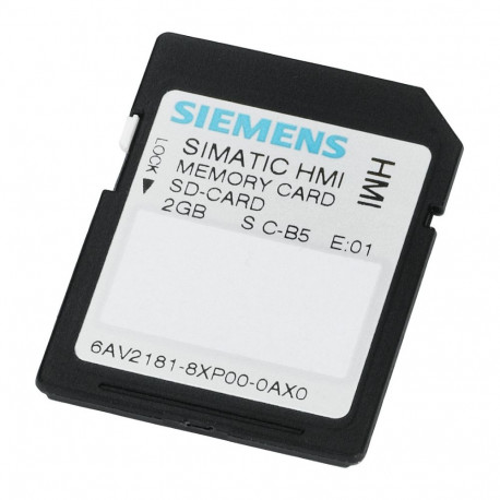 Siemens mälukaart 6AV21818XP000AX0 SIMATIC HMI SD 2GB