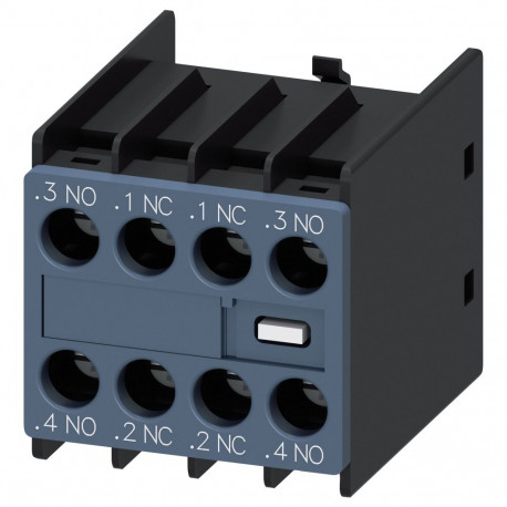Siemens abikontaktplokk 3RH29111FA22 2S+2 S00/S0 eesmine kruviklemm
