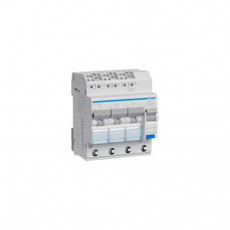 "Hager Fi-LS 3X 1P+N 6kA C-16A ADZ366D 30mA Typ A QuickConnect"