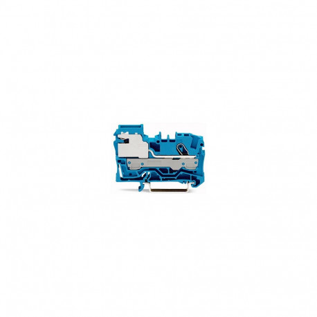 WAGO ühejuhtmeline N-klemm 2006-7114 Push-in CAGE CLAMP 6mm, sinine