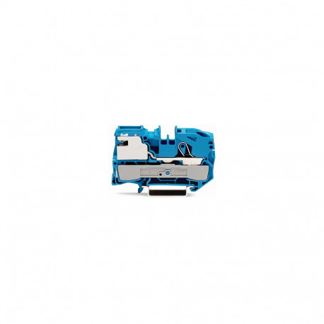 "WAGO 2016-7114 1-Leiter-N-Trennklemme,16 mm,Push-in CAGE CLAMP ,blau"