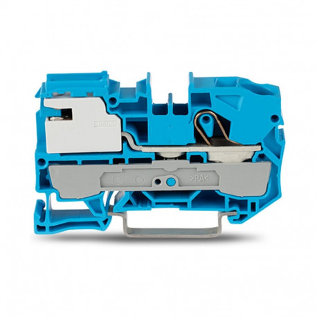 "WAGO 2010-7114 1-Leiter-N-Trennklemme,10 mm,Push-in CAGE CLAMP ,blau"