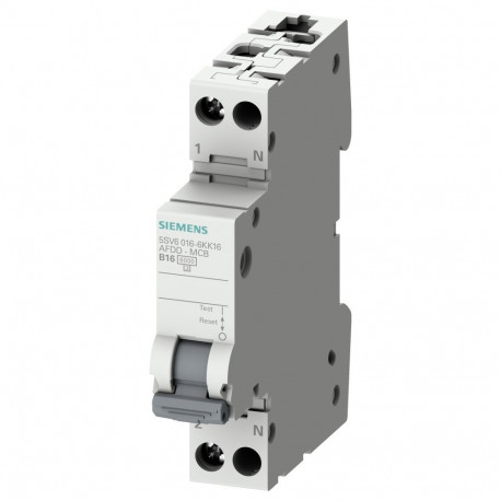 "Siemens AFDD-MCB B16 2pol 5SV6016-6KK16 230V 1TE Brandschutzschalter"